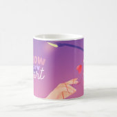 Romantisch Sunset Notitieboek: Heartstrings of Des Koffiemok (Center)