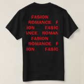 ROMANTISCH T-SHIRT (Design achterkant)