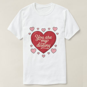 Romantisch T-shirt You Are My Destiny