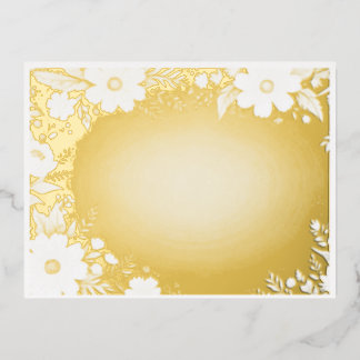 Romantisch thema folie feestdagen briefkaart