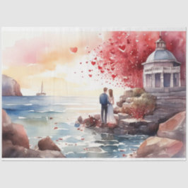 romantisch tissuepapier