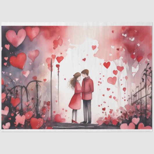 romantisch tissuepapier (Voorkant)