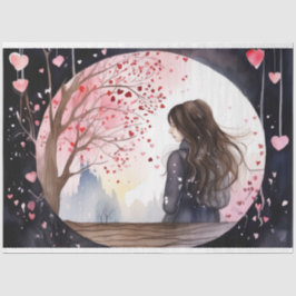 romantisch tissuepapier