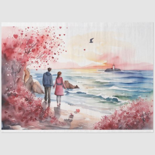 romantisch tissuepapier (Voorkant)