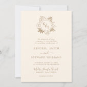 Romantisch Tropisch groen Bruiloft Save the Date Kaart (Voorkant)