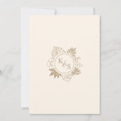 Romantisch Tropisch groen Bruiloft Save the Date Kaart (Achterkant)