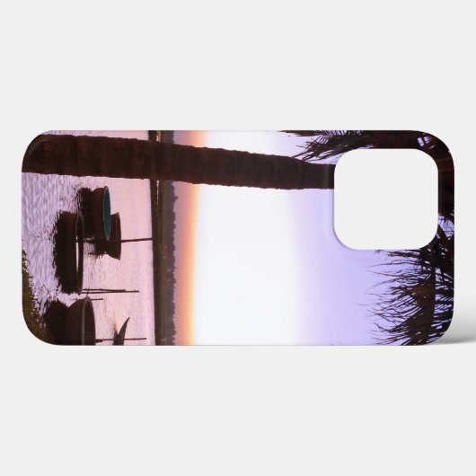 Romantisch tropisch landschap Case-Mate iPhone case (Achterkant (horizontaal))