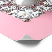 Romantisch Trouwhartframe met Duiven Poster (Hoek)