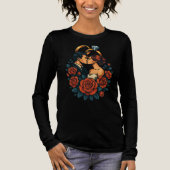 Romantisch Trouwpaar Lange Mouwen Shirt (Voorkant)