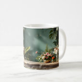 Romantisch tuinlandschap koffiemok (Voorkant rechts)