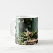 Romantisch tuinlandschap koffiemok (Voorkant links)
