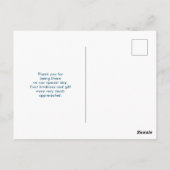 Romantisch turquoise tropisch strand bruiloft beda briefkaart (Achterkant)