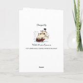 Romantisch Tweetalig Wenskaart Feestdagen Kaart (Achterkant)