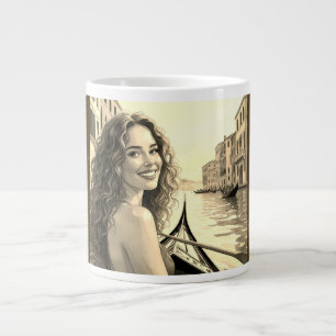 Romantisch uitje, liefde en Venetië Grote Koffiekop