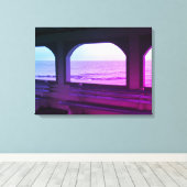 Romantisch Uitzicht Canvas Afdruk (Insitu (Houten vloer))