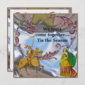 Romantisch Uniek Mooie Kerstuitnodiging Kaart (Voorkant / Achterkant)