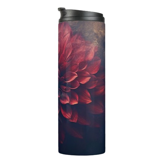 Romantisch Vakantie Seizoen Floral Design Tumbler Thermosbeker (Geroteerd rechts)