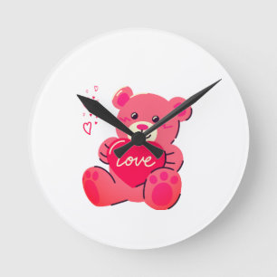 Romantisch Valentijns cadeau Ronde Klok