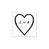 Romantisch Valentijns  Decor Aangepaste Tekst Rubb Rubberstempel (Afrduk)