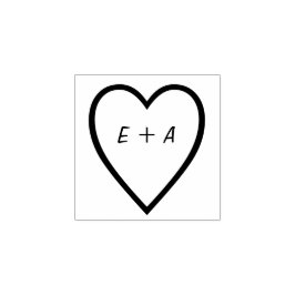 Romantisch Valentijns  Decor Aangepaste Tekst Rubb Rubberstempel