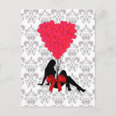 Romantisch Valentijns ontwerp Feestdagenkaart (Voorkant)