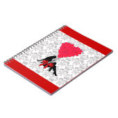 Romantisch Valentijns ontwerp Notitieboek (Linkerzijde)