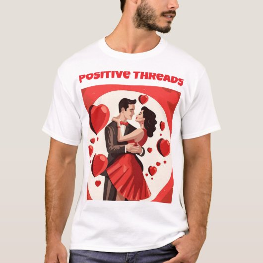 Romantisch Valentijns T-Shirt voor Koppels | Liefd (Voorkant)