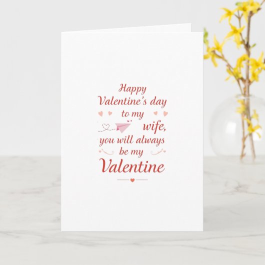 Romantisch Valentijnsbericht voor vrouw Kaart (Gele Bloem)