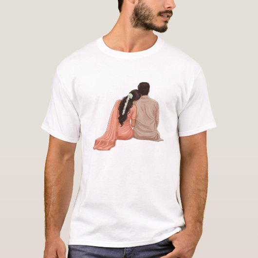 Romantisch Valentijnsdag Citat T-Shirt (Voorkant)