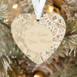 Romantisch, Valentijnsdag, Ik Hou Meer van Jou,  Ornament