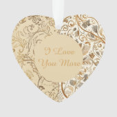 Romantisch, Valentijnsdag, Ik Hou Meer van Jou, Ornament (voorkant)