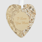 Romantisch, Valentijnsdag, Ik Hou Meer van Jou, Ornament (voorkant)
