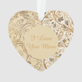 Romantisch, Valentijnsdag, Ik Hou Meer van Jou, Ornament (achterkant)