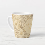 Romantisch, Valentijnsdag, Mijn Eindeloze Liefde Latte Mok (Linkerhoek)