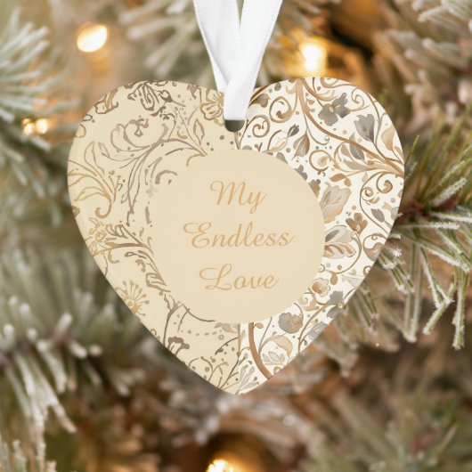 Romantisch, Valentijnsdag, Mijn Eindeloze Liefde Ornament (Boom)