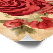  romantisch Valentijnsdag paar Perfect Poster (Hoek)