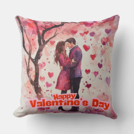 Romantisch Valentijnsdag Sierkussen - Paar