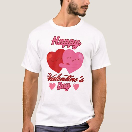 Romantisch Valentijnsdag T-shirt ontwerp (Voorkant)