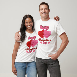 Romantisch Valentijnsdag T-shirt ontwerp