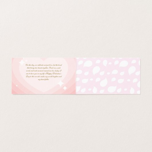 Romantisch Valentijnsdag Wenskaart Kaart (Binnenkant ongevouwen)