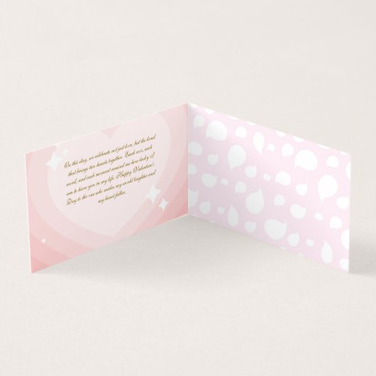 Romantisch Valentijnsdag Wenskaart Kaart (Binnen)