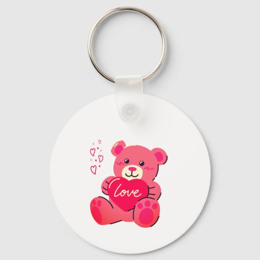 Romantisch Valentijnsdaggeschenk Sleutelhanger (Voorkant)