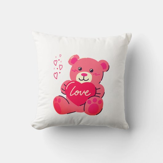 Romantisch Valentijnsgeschenk Kussen (Voorkant)