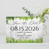 Romantisch Varentje Elegant Natuurlijke Bruiloft Save The Date (Staand voorkant)