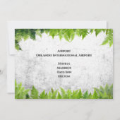 Romantisch Varentje Elegant Natuurlijke Bruiloft Save The Date (Achterkant)