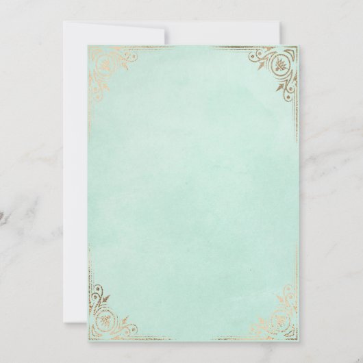 Romantisch verhalenboek Sprookje Bruiloft op Blauw Kaart (Achterkant)