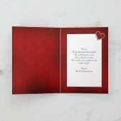 Romantisch verjaardagsgedicht valentijn liefde feestdagen kaart (Binnen)