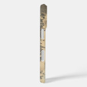 Romantisch Victoriaans Collage Scrapbook Monogram Case-Mate iPhone Case (Achterkant / Rechts)