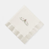 Romantisch Victoriaans Monogram  Bruiloft Servet (Hoek)