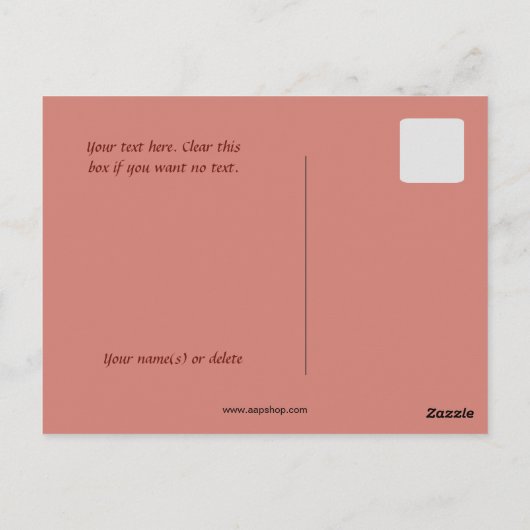  romantisch Victoriaans paar Briefkaart (Achterkant)